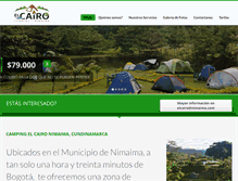 Tablet Screenshot of campingcundinamarca.com